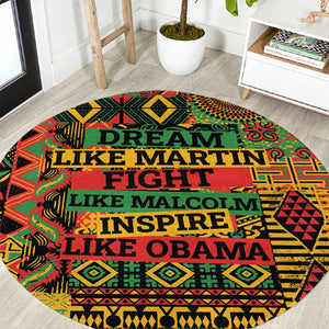 Black History Black Month Dream Like Round Carpet