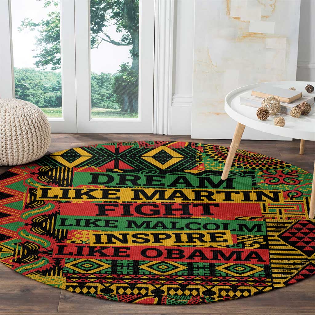 Black History Black Month Dream Like Round Carpet