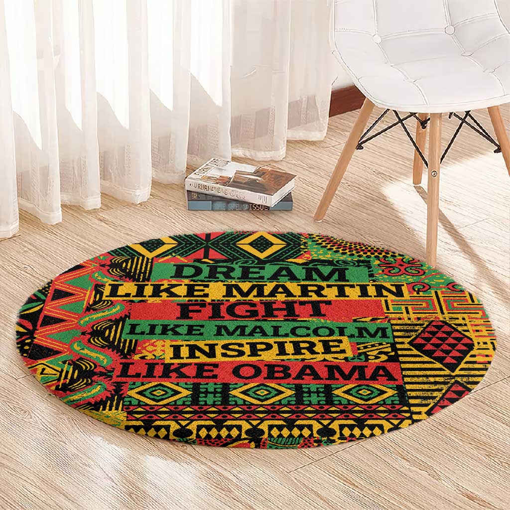 Black History Black Month Dream Like Round Carpet