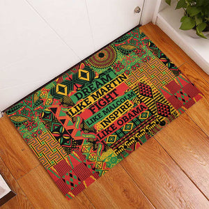 Black History Black Month Dream Like Rubber Doormat