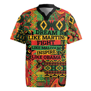 Black History Black Month Dream Like Rugby Jersey