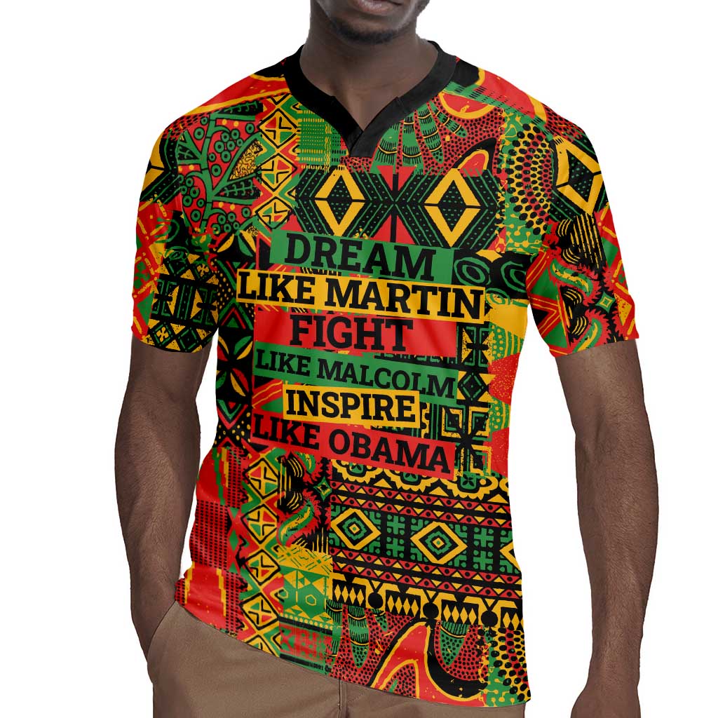 Black History Black Month Dream Like Rugby Jersey