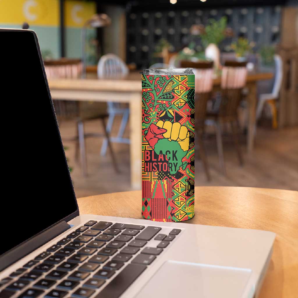Black History Black Month Dream Like Skinny Tumbler