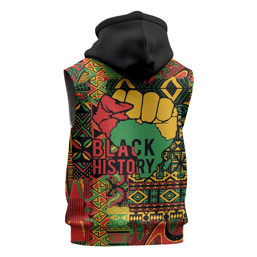 Black History Black Month Dream Like Sleeveless Hoodie - African Pride