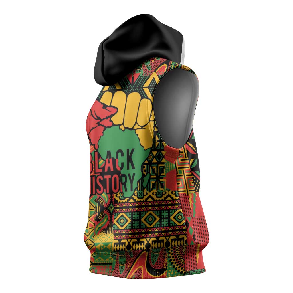 Black History Black Month Dream Like Sleeveless Hoodie - African Pride