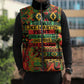 Black History Black Month Dream Like Sleeveless Puffer Jacket