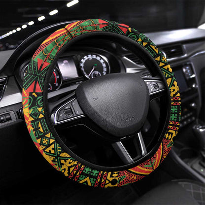 Black History Black Month Dream Like Steering Wheel Cover