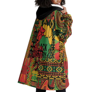 Black History Black Month Dream Like Wearable Blanket Hoodie