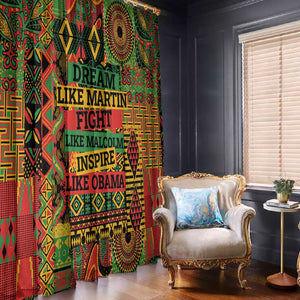 Black History Black Month Dream Like Window Curtain