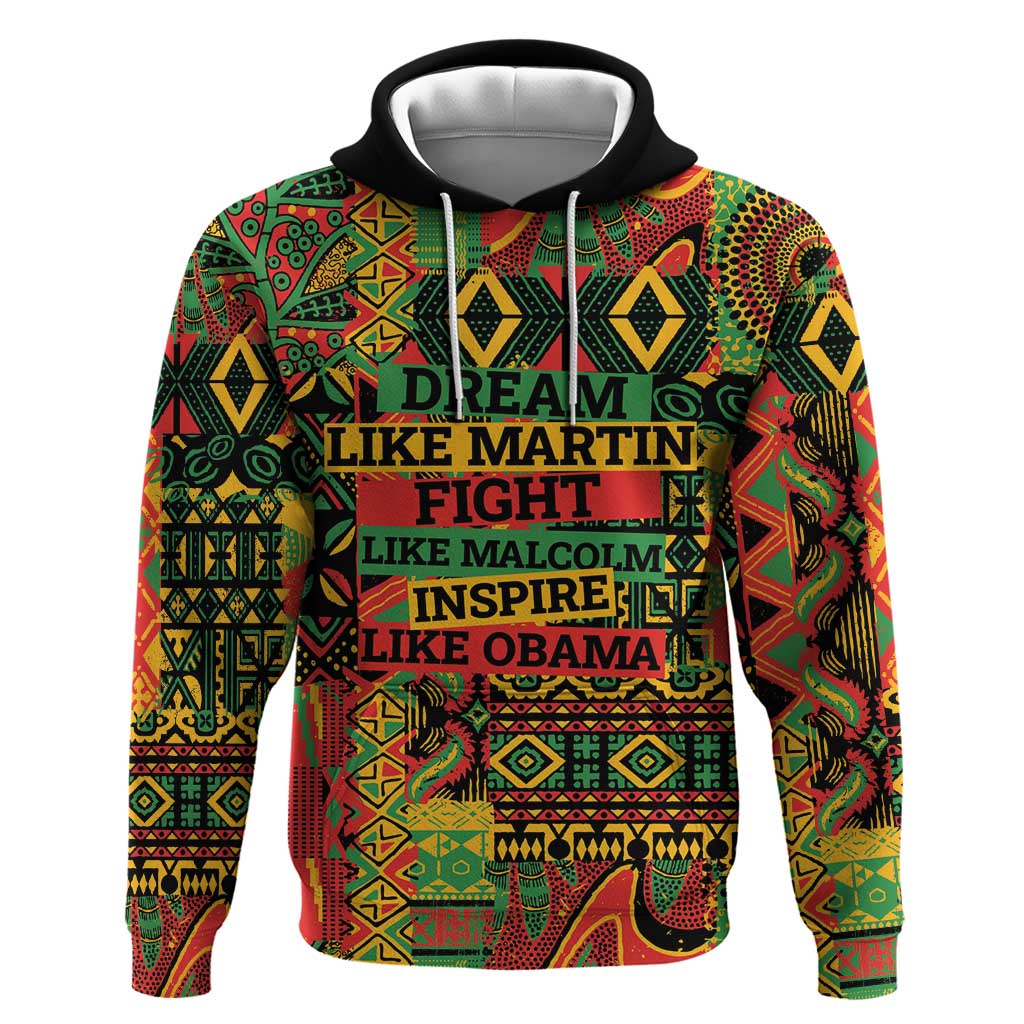 Black History Black Month Dream Like Zip Hoodie