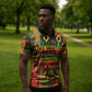 Black History Black Month Dream Like Zipper Polo Shirt