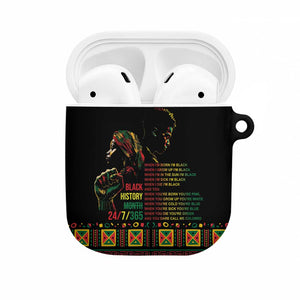 When I'm Born I'm Black AirPods Case Black History Black Month
