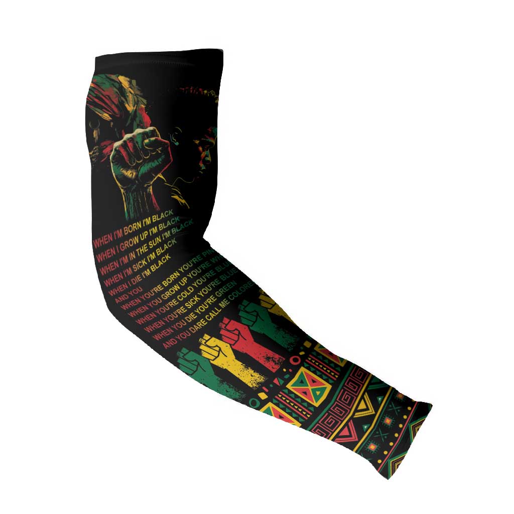 When I'm Born I'm Black Arm Sleeves Black History Black Month