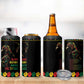 When I'm Born I'm Black 4 in 1 Can Cooler Tumbler Black History Black Month