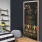 When I'm Born I'm Black Door Cover Black History Black Month