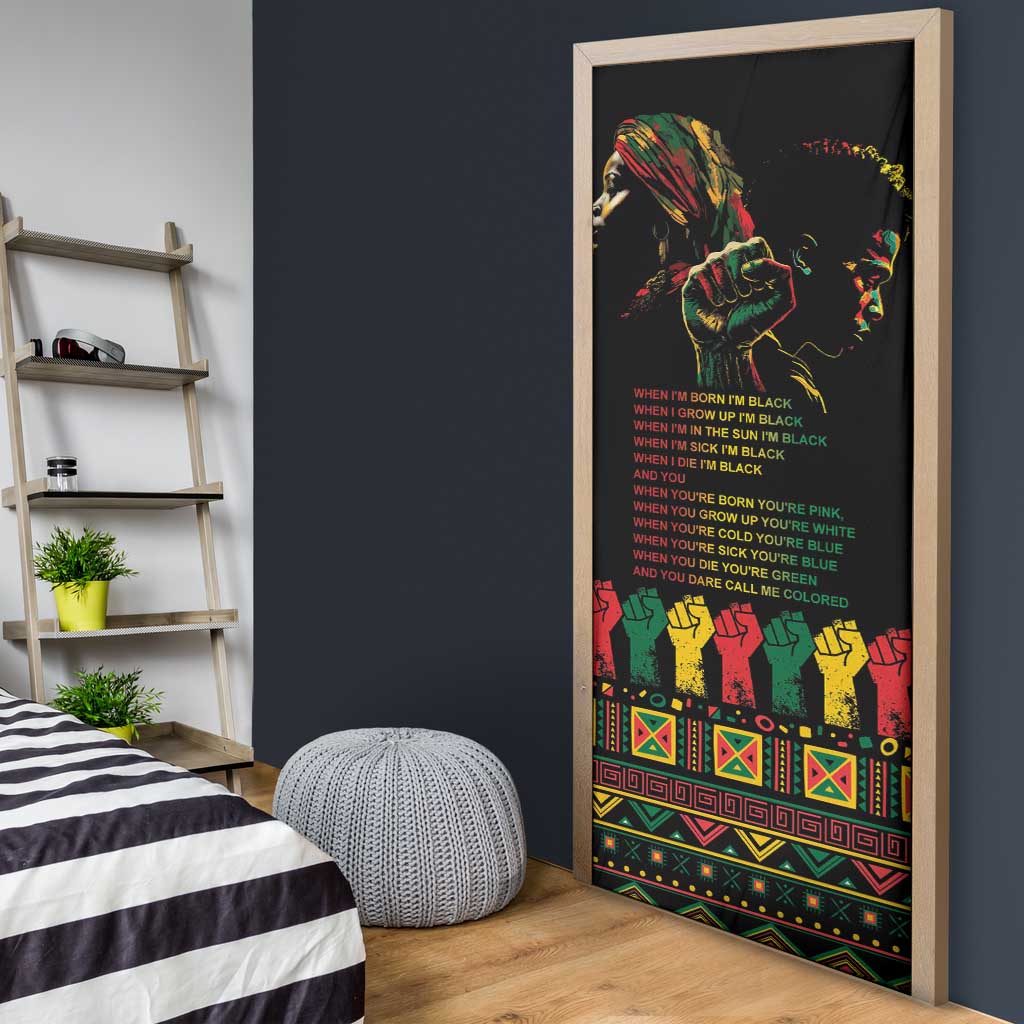 When I'm Born I'm Black Door Cover Black History Black Month