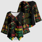 When I'm Born I'm Black Kimono Sleeve Blouse Black History Black Month