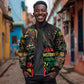 When I'm Born I'm Black Sleeve Zip Bomber Jacket Black History Black Month