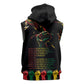 When I'm Born I'm Black Sleeveless Hoodie Black History Black Month - African Pride