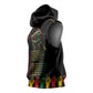 When I'm Born I'm Black Sleeveless Hoodie Black History Black Month - African Pride