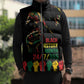 When I'm Born I'm Black Sleeveless Puffer Jacket Black History Black Month