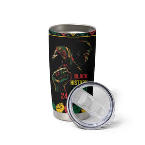 When I'm Born I'm Black Tumbler Cup Black History Black Month