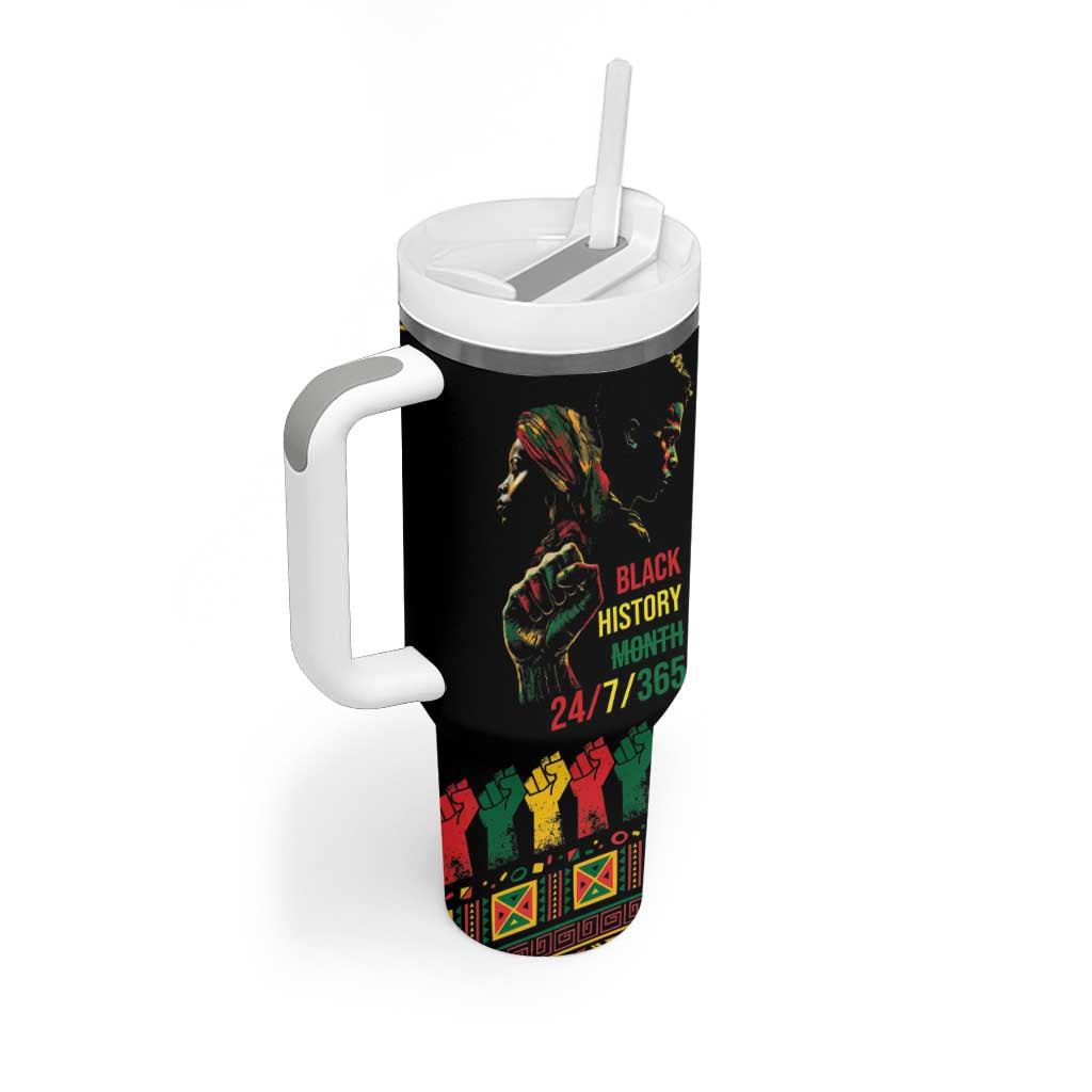 When I'm Born I'm Black Tumbler With Handle Black History Black Month