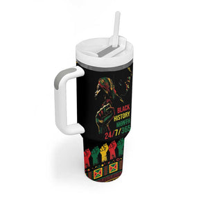 When I'm Born I'm Black Tumbler With Handle Black History Black Month