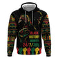 When I'm Born I'm Black Zip Hoodie Black History Black Month