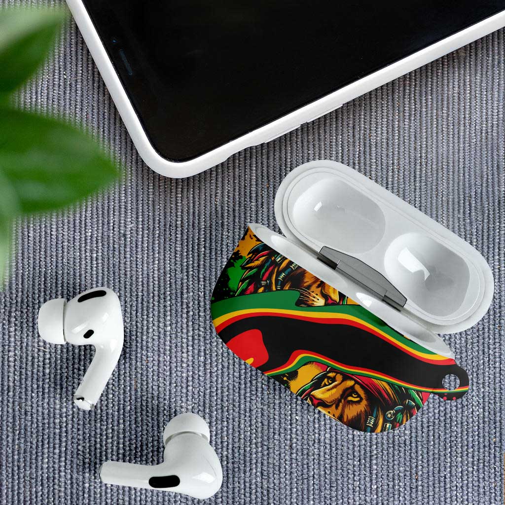 Proud Afro-Jamaicans Rasta Lion AirPods Case Reggae My Soul