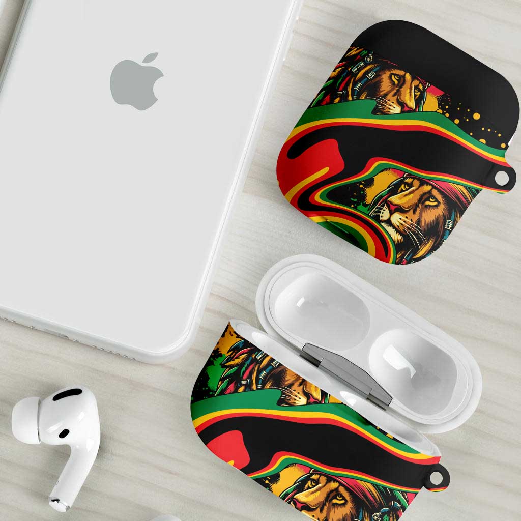 Proud Afro-Jamaicans Rasta Lion AirPods Case Reggae My Soul
