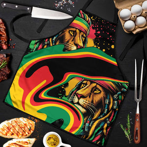 Proud Afro-Jamaicans Rasta Lion Apron Reggae My Soul