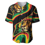 Proud Afro-Jamaicans Rasta Lion Baseball Jersey Reggae My Soul