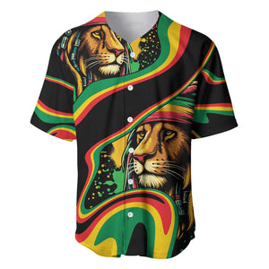 Proud Afro-Jamaicans Rasta Lion Baseball Jersey Reggae My Soul