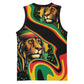 Proud Afro-Jamaicans Rasta Lion Basketball Jersey Reggae My Soul - African Pride