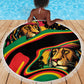Proud Afro-Jamaicans Rasta Lion Beach Blanket Reggae My Soul