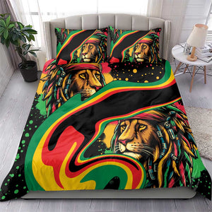 Proud Afro-Jamaicans Rasta Lion Bedding Set Reggae My Soul