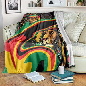 Proud Afro-Jamaicans Rasta Lion Blanket Reggae My Soul