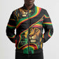 Proud Afro-Jamaicans Rasta Lion Bomber Puffer Jacket Reggae My Soul