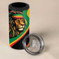 Proud Afro-Jamaicans Rasta Lion 4 in 1 Can Cooler Tumbler Reggae My Soul