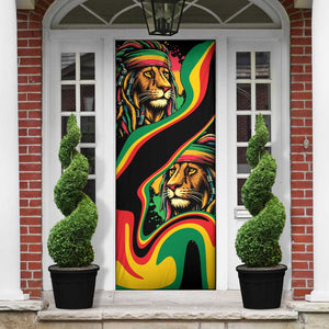 Proud Afro-Jamaicans Rasta Lion Door Cover Reggae My Soul