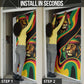 Proud Afro-Jamaicans Rasta Lion Door Cover Reggae My Soul