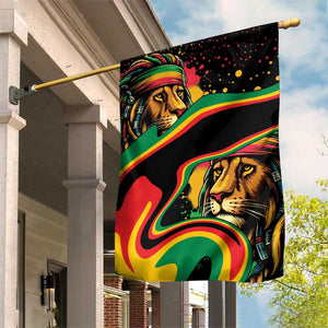 Proud Afro-Jamaicans Rasta Lion Garden Flag Reggae My Soul
