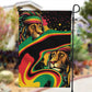 Proud Afro-Jamaicans Rasta Lion Garden Flag Reggae My Soul