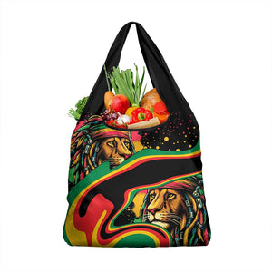 Proud Afro-Jamaicans Rasta Lion Grocery Bag Reggae My Soul