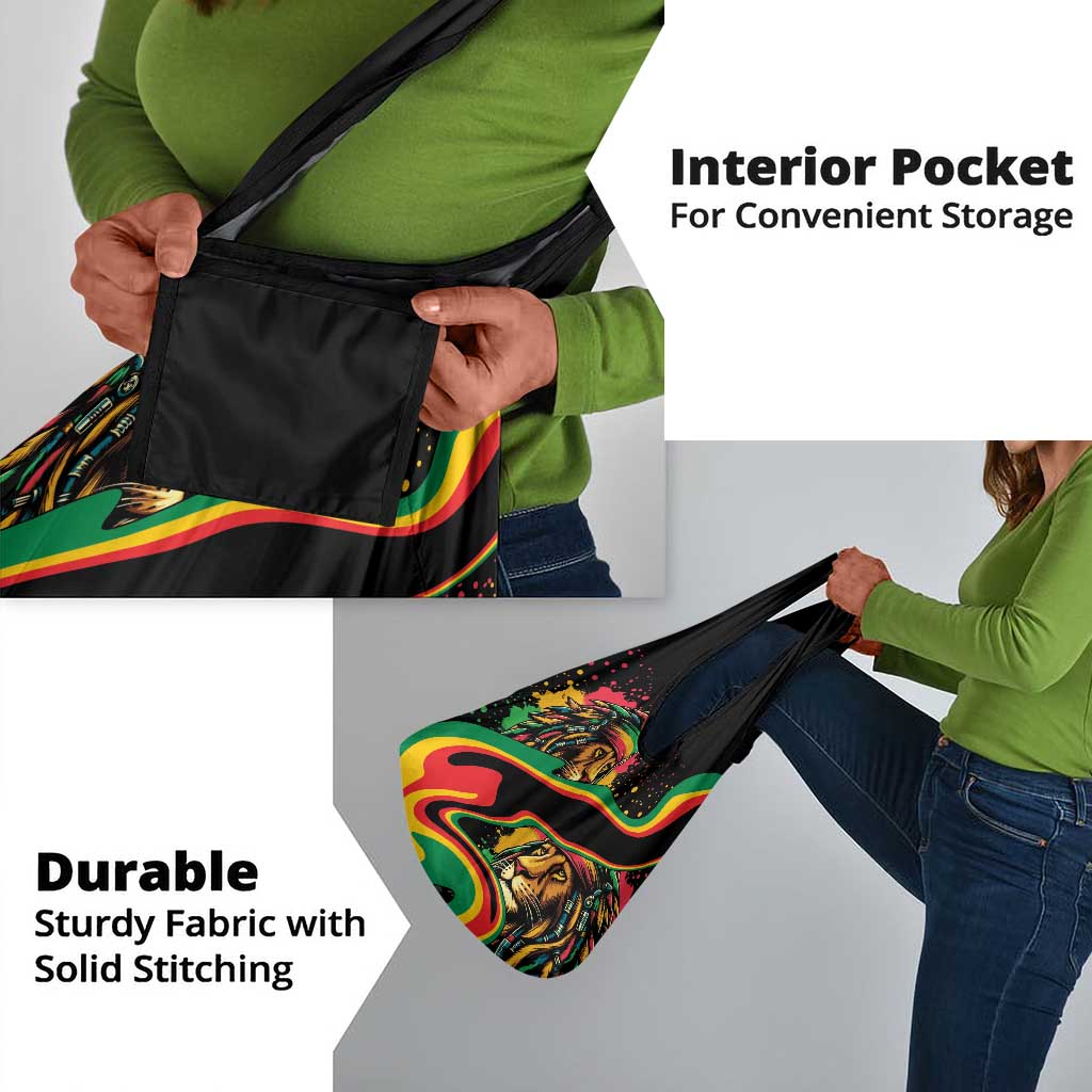 Proud Afro-Jamaicans Rasta Lion Grocery Bag Reggae My Soul