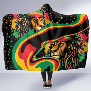 Proud Afro-Jamaicans Rasta Lion Hooded Blanket Reggae My Soul