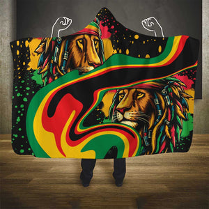 Proud Afro-Jamaicans Rasta Lion Hooded Blanket Reggae My Soul