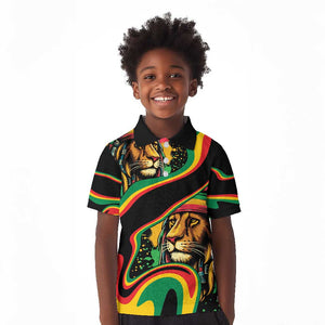 Proud Afro-Jamaicans Rasta Lion Kid Polo Shirt Reggae My Soul