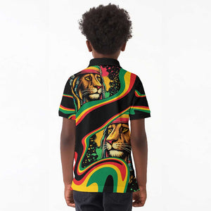 Proud Afro-Jamaicans Rasta Lion Kid Polo Shirt Reggae My Soul